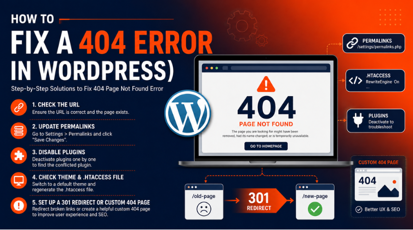 Fix a 404 Error in WordPress