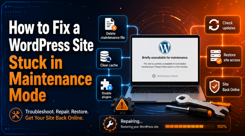 Fix a WordPress Site Stuck in Maintenance Mode
