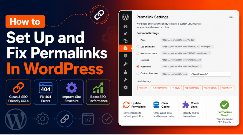 Set Up and Fix Permalinks In WordPress
