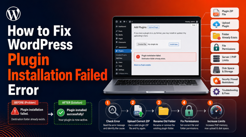 WordPress Plugin Installation Failed Error