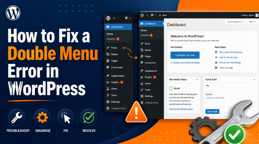 Fix a Double Menu Error in WordPress