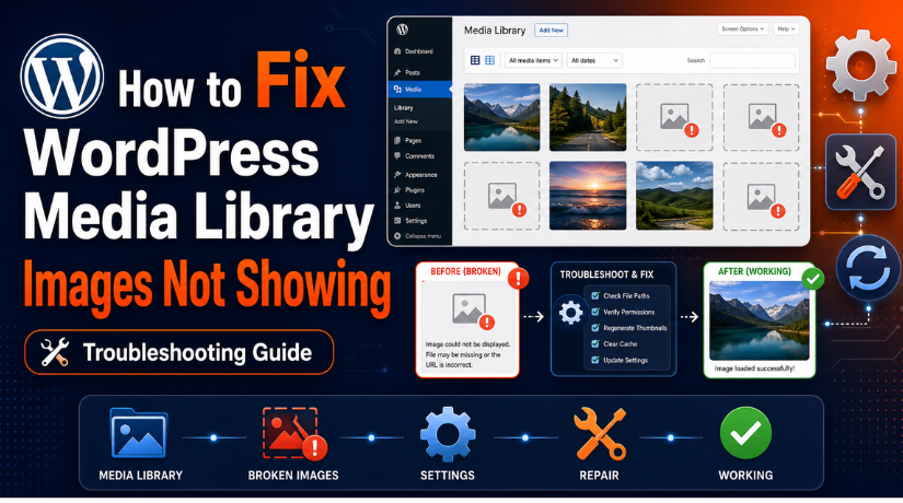WP Media Library Images Not Showing