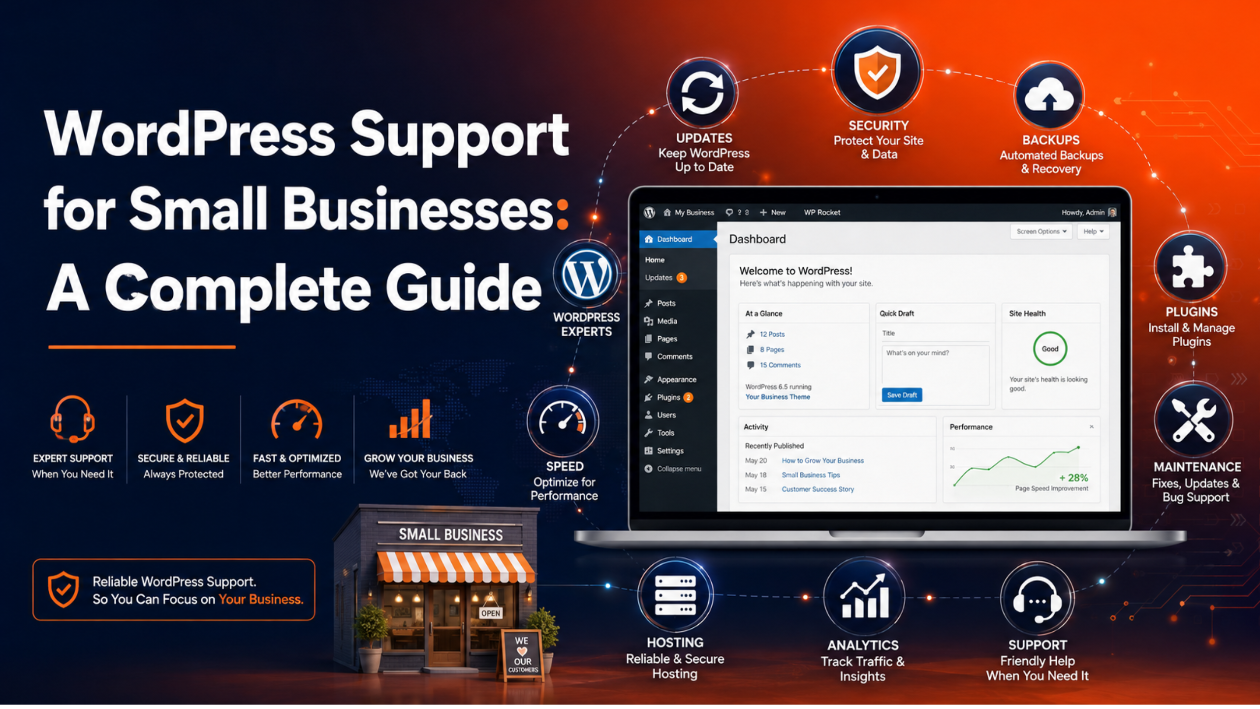 WordPress Support for Small Businesses