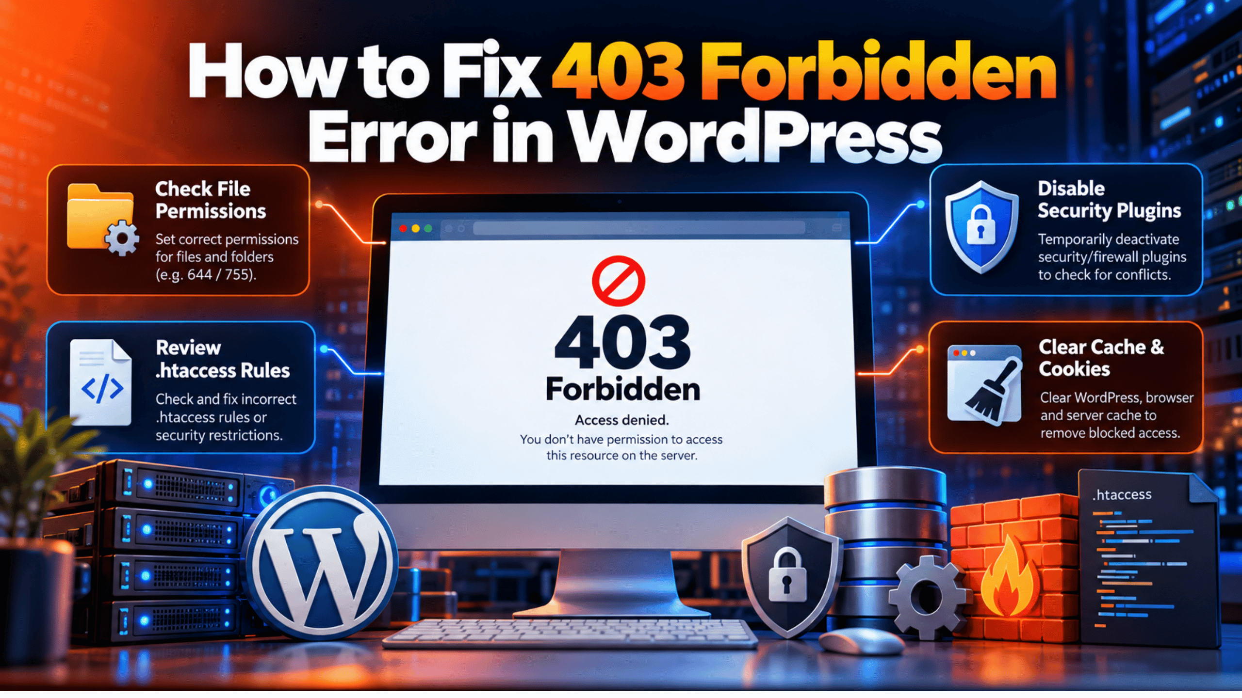 403 Forbidden Error in WordPress