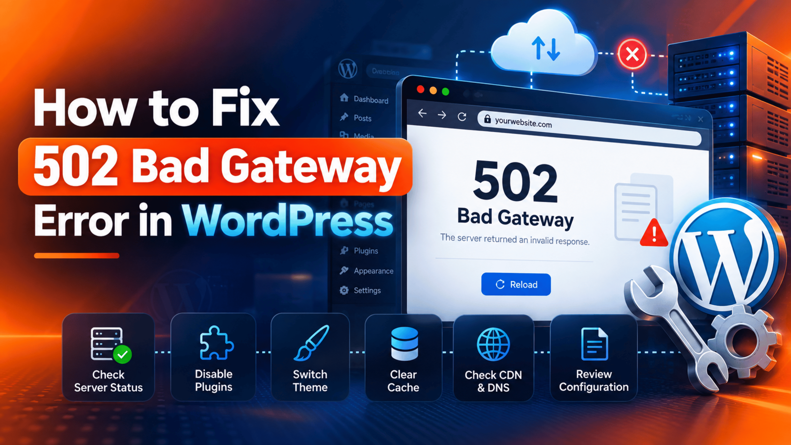 How to Fix 502 Bad Gateway Error in WordPress