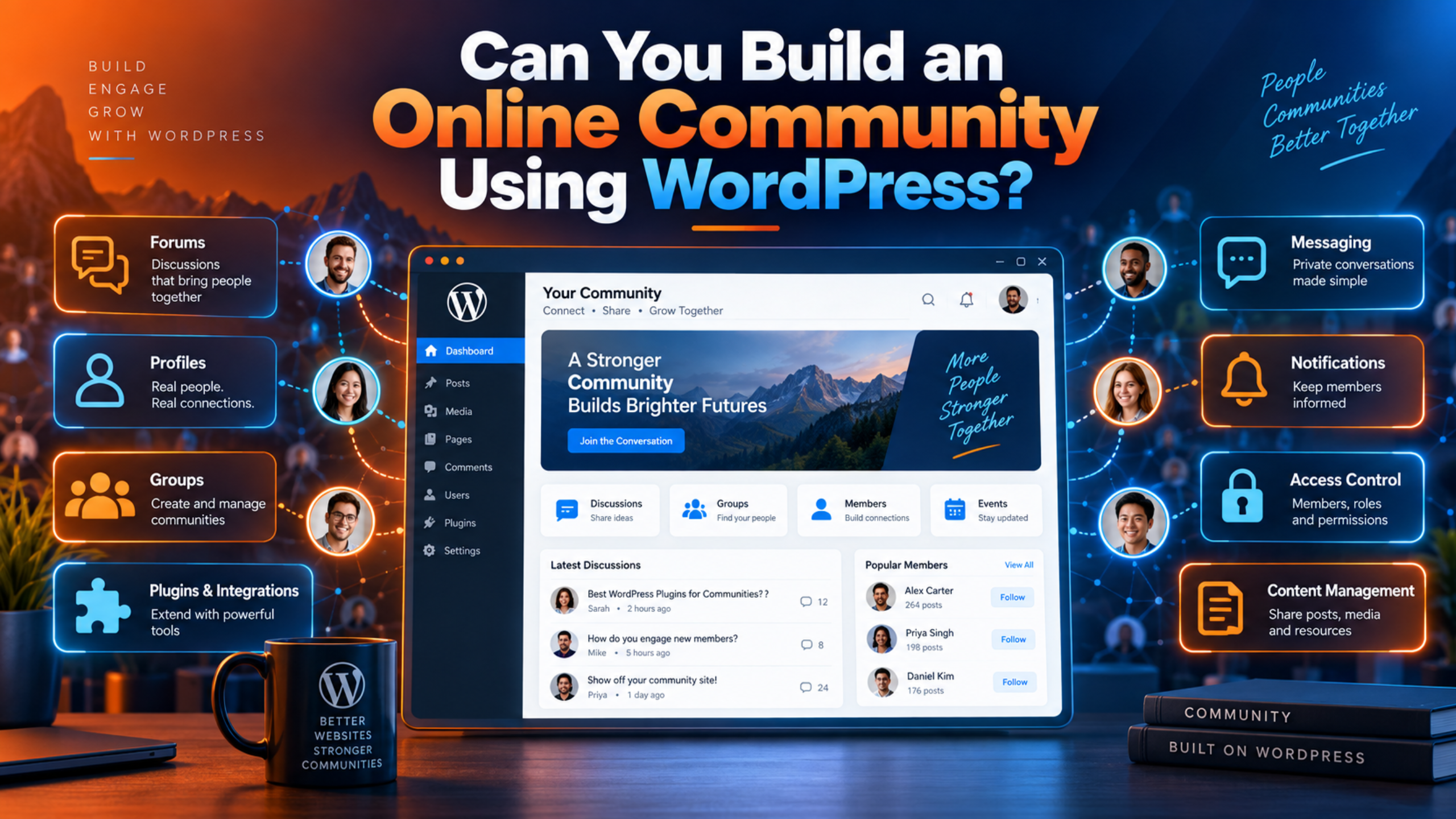 Can You Build an Online Community Using WordPress?