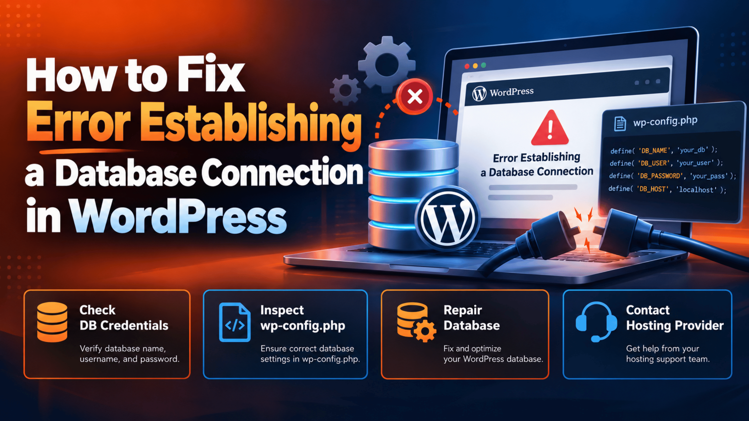 Establishing a Database Connection in WordPress